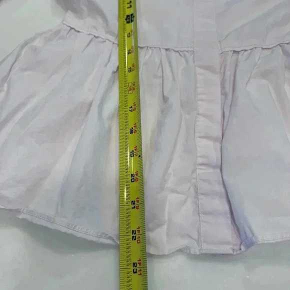 Walter Baker Women's Size Small Light Pink Tiered Ruffle Sleeves - Picture 8 of 9